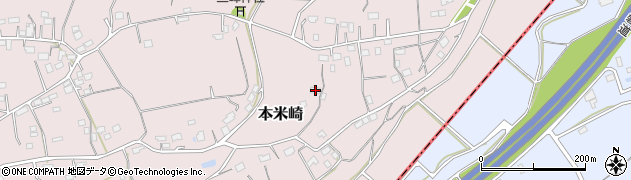茨城県那珂市本米崎1994周辺の地図