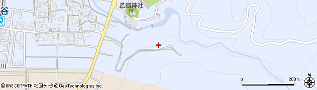 石川県白山市曽谷町カ周辺の地図