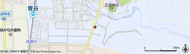 石川県白山市曽谷町（ホ）周辺の地図