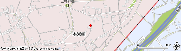 茨城県那珂市本米崎1995周辺の地図