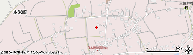 茨城県那珂市本米崎1555周辺の地図