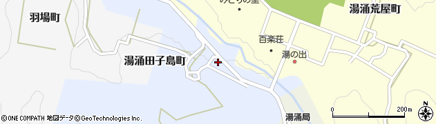石川県金沢市湯涌田子島町（ホ）周辺の地図