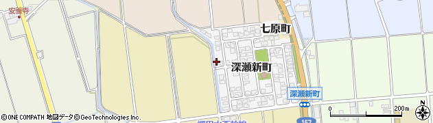 石川県白山市深瀬新町周辺の地図