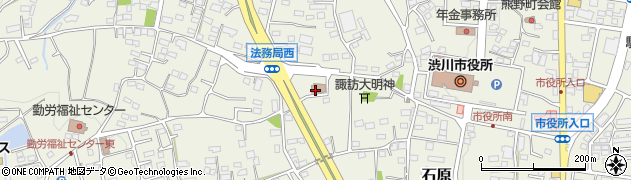 前橋地方法務局渋川出張所証明書等交付窓口周辺の地図