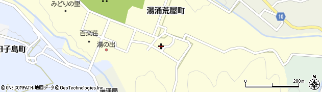 石川県金沢市湯涌荒屋町（ハ）周辺の地図