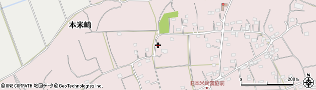 茨城県那珂市本米崎1536周辺の地図