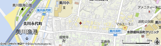 石川県白山市美川末広町（ル）周辺の地図