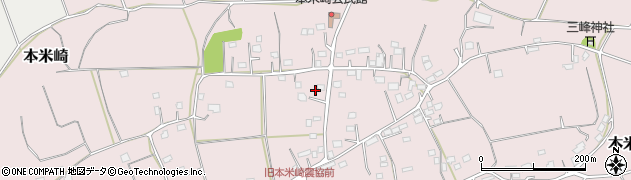 茨城県那珂市本米崎1521周辺の地図