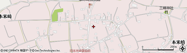 茨城県那珂市本米崎1558周辺の地図