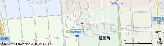 石川県白山市荒屋町と73周辺の地図