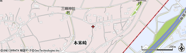 茨城県那珂市本米崎1988周辺の地図