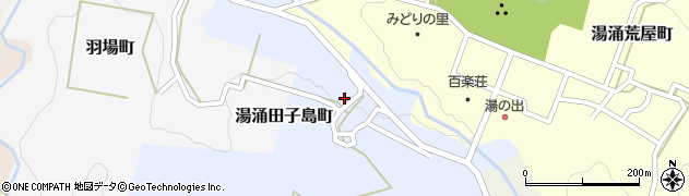 石川県金沢市湯涌田子島町（ハ）周辺の地図
