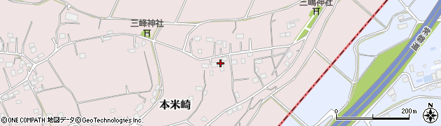 茨城県那珂市本米崎1985周辺の地図