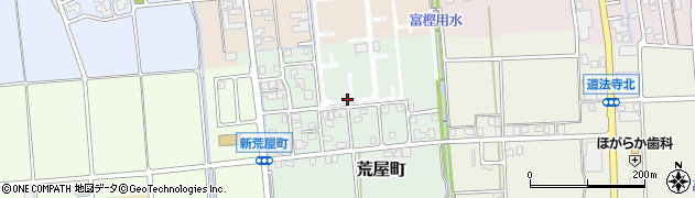 石川県白山市荒屋町（と）周辺の地図
