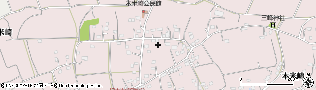 茨城県那珂市本米崎1615周辺の地図
