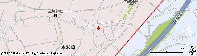 茨城県那珂市本米崎1982周辺の地図