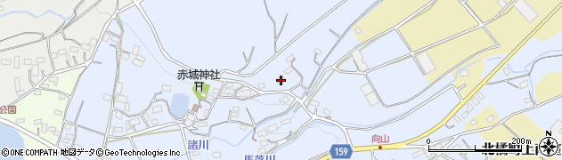 群馬県渋川市北橘町下南室354周辺の地図
