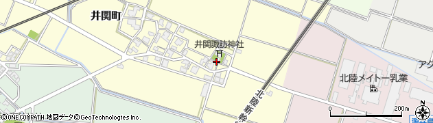 石川県白山市井関町（イ）周辺の地図