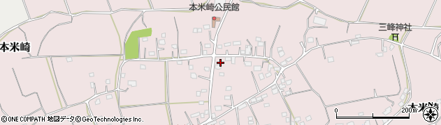 茨城県那珂市本米崎1559周辺の地図