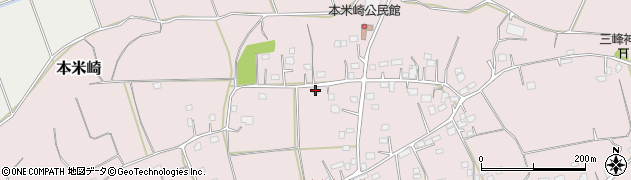 茨城県那珂市本米崎1525周辺の地図