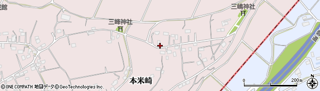 茨城県那珂市本米崎940周辺の地図