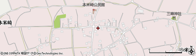 茨城県那珂市本米崎1561周辺の地図