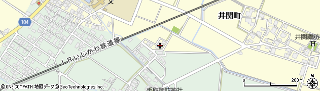 石川県白山市井関町ト周辺の地図