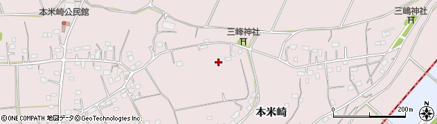 茨城県那珂市本米崎1925周辺の地図