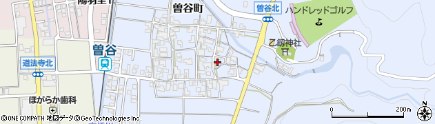 石川県白山市曽谷町イ72周辺の地図