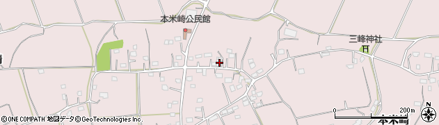 茨城県那珂市本米崎1593周辺の地図