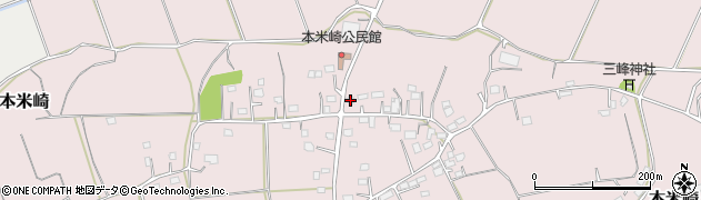 茨城県那珂市本米崎1563周辺の地図