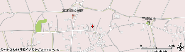 茨城県那珂市本米崎1595周辺の地図