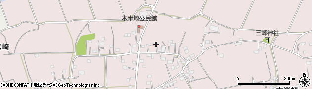 茨城県那珂市本米崎1592周辺の地図