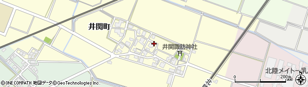 石川県白山市井関町周辺の地図