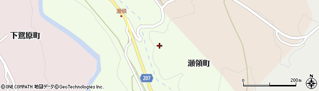 石川県金沢市瀬領町周辺の地図