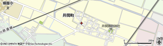 石川県白山市井関町ホ39周辺の地図