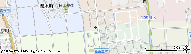 石川県白山市荒屋町と83周辺の地図