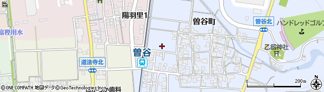 石川県白山市曽谷町（ハ）周辺の地図