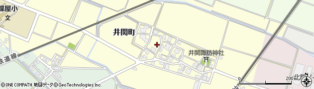 石川県白山市井関町（ホ）周辺の地図