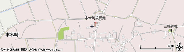 茨城県那珂市本米崎164周辺の地図