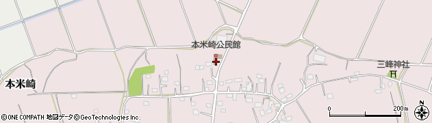 茨城県那珂市本米崎1513周辺の地図