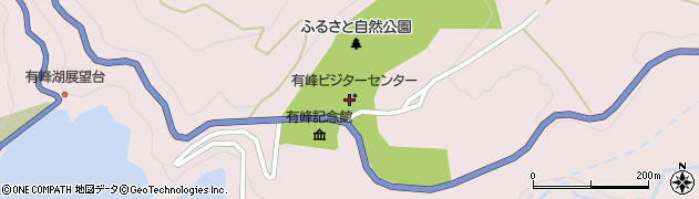 富山県富山市有峰周辺の地図