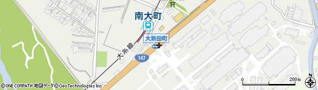 大新田町周辺の地図