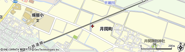 石川県白山市井関町120周辺の地図