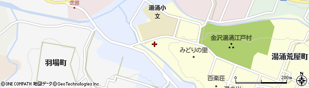 石川県金沢市湯涌荒屋町ロ周辺の地図