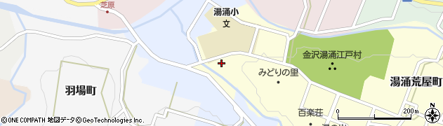 石川県金沢市湯涌荒屋町（ロ）周辺の地図