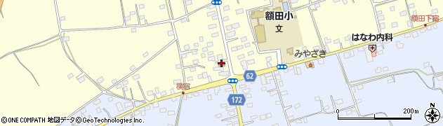 額田郵便局周辺の地図