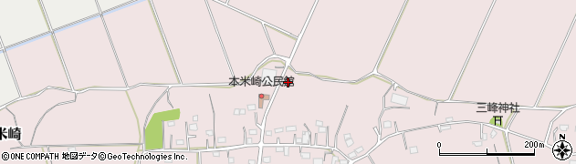 茨城県那珂市本米崎1570周辺の地図