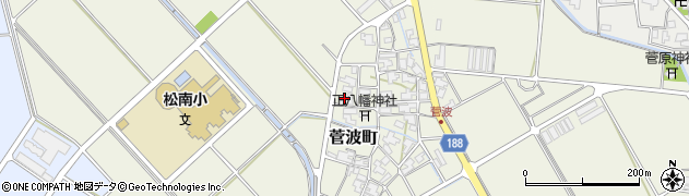 石川県白山市菅波町周辺の地図