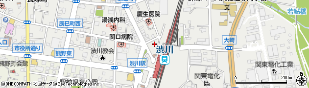 渋川市営渋川駅前第２駐車場周辺の地図
